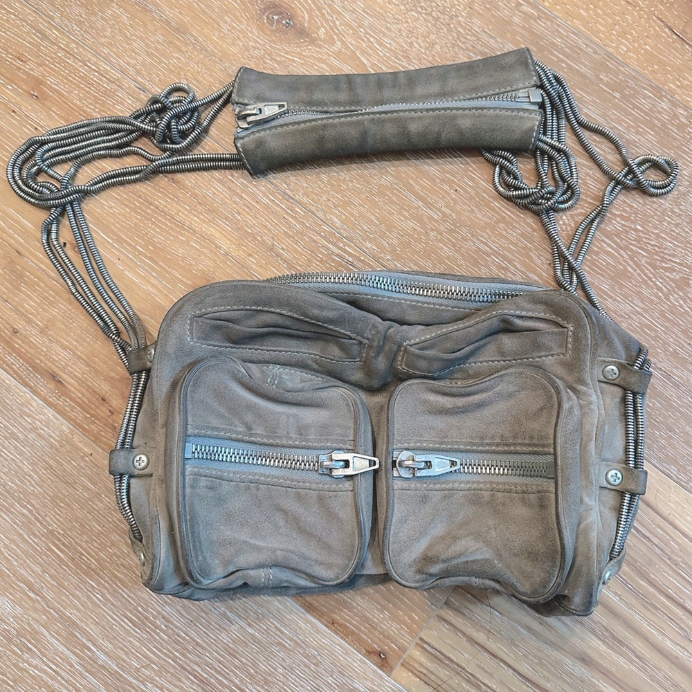 ALEXANDER WANG Brenda bag grey suede